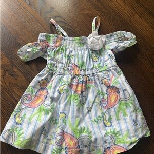 Janie and Jack Multicolor Smocked Dress